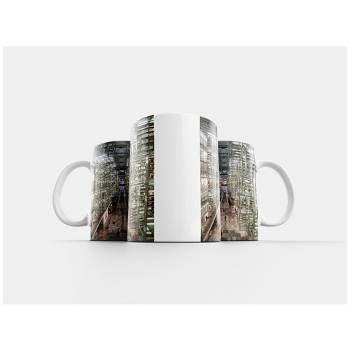 фото Кружка "библиотека, мексика, город" 320 мл lotsprints