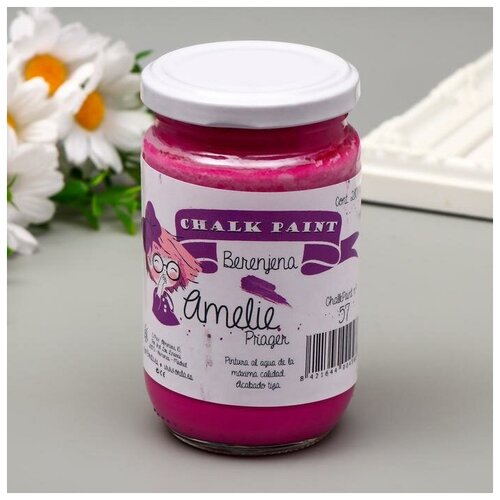 Меловая краска AMELIE баклажан, 280 мл