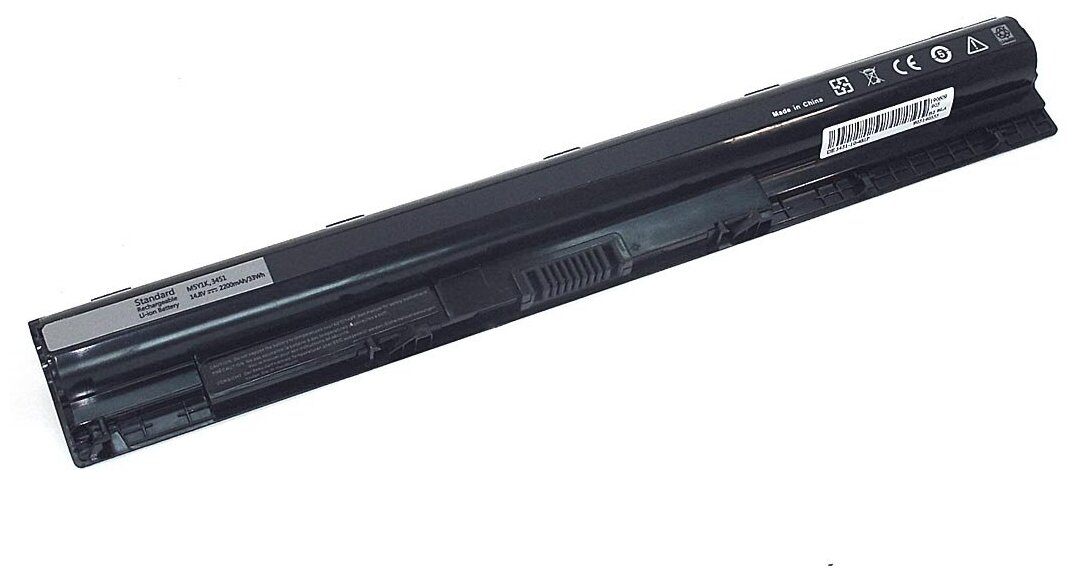 Аккумуляторная батарея для ноутбука Dell 3451 14.8V 2200mAh черная OEM