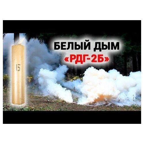 Шашка РДГ-2Б ручная дымовая граната белого цвета