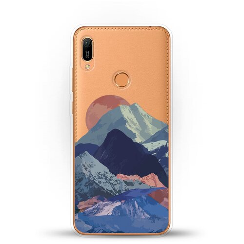 Силиконовый чехол Горы на Huawei Y6 (2019)