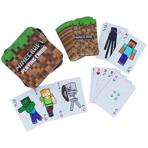 Paladone игральные карты Minecraft 54 шт. коричневый