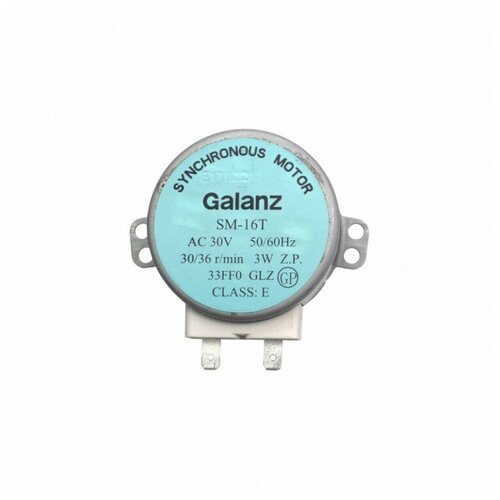 Двигатель вращения поддона СВЧ, SM-16T, 3W, 30/36 об/мин, шток 20мм, 30V для LG, Bosch, Д030