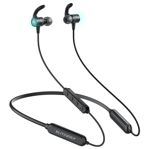 Беспроводные наушники BlitzWolf BW-FLB1 Neck Hanging Bluetooth Game Earphone Black 425000₽