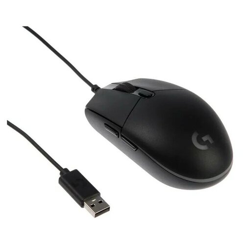 Мышь компьютерная Logitech проводная G102 Black 910-005808 329000₽