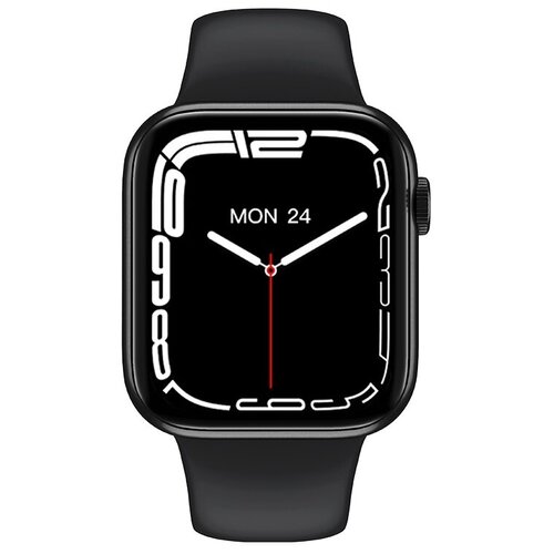 Умные смарт-часы Smart Watch X7 PRO 45mm/Новинка 2022 с поддержкой Siri и беспроводной зарядкой (Черный)