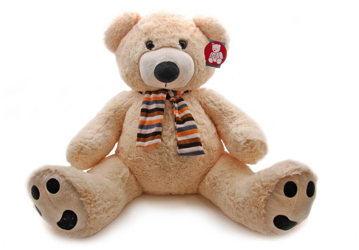 Мягкая игрушка Magic Bear Toys Медведь в шарфе (90 см)