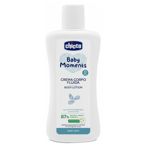 Chicco Лосьон для тела Baby Moments Delicate skin, 200 мл лосьон chicco baby moments д тела 200 мл