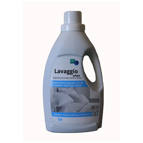 Lavaggio white, гель для стирки белья светлых тонов, флакон 1 л