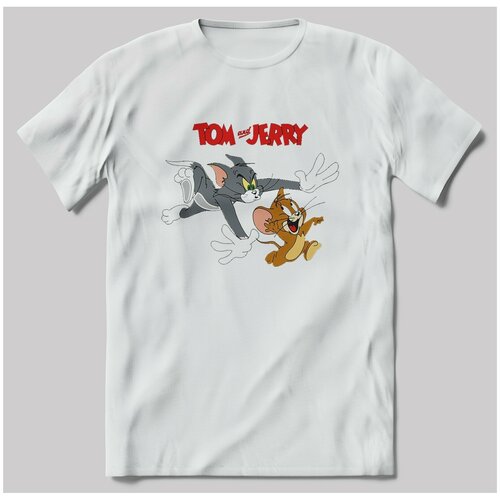 фото Футболка с принтом tom and jerry- 18 brut-shop