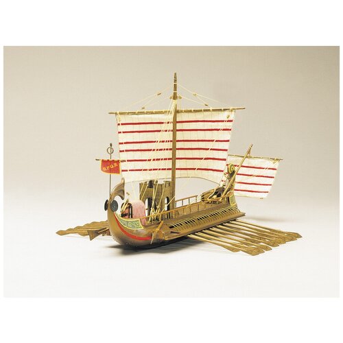 Сборная деревянная модель корабля фирмы Mantua (Италия), бирема Caesar, Roman Galley, Масштаб 1:30, MA770