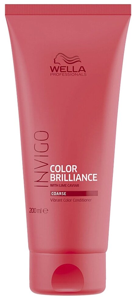 Wella Professionals бальзам-уход Invigo Color Brilliance Coarse для защиты цвета окрашенных жестких волос, 200 мл