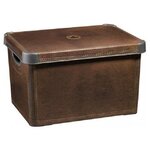 Коробка для хранения вещей с крышкой Curver DECO L 22 литра 39,5*29,5*23,5 см. - изображение
