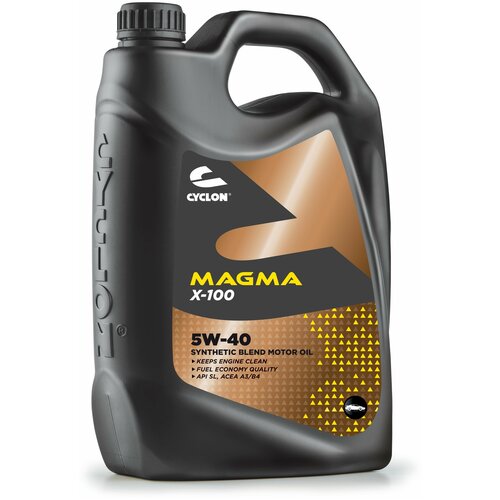 Синтетическое моторное масло CYCLON MAGMA X-100 5W-40, 4 л, 1 шт.