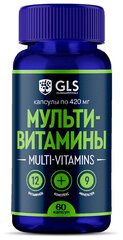 Мультивитамины GLS pharmaceuticals 12+9, 60 капс.