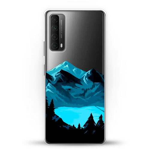 фото Силиконовый чехол горы и озеро на huawei p smart 2021 andy & paul