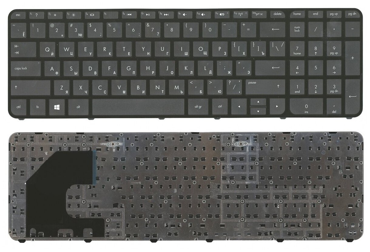 Клавиатура для ноутбука HP Pavilion Sleekbook 15-b107eo черная