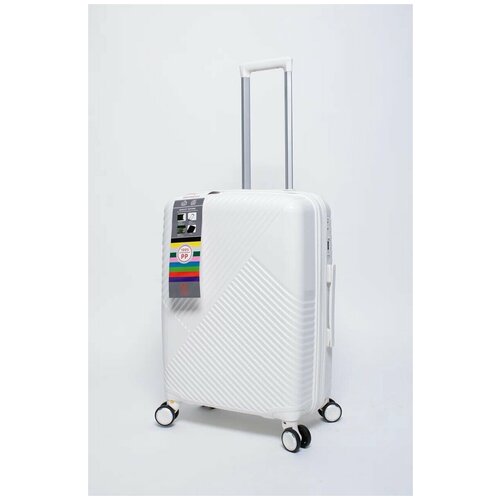 Умный чемодан Impreza Light, 85 л, размер L, белый