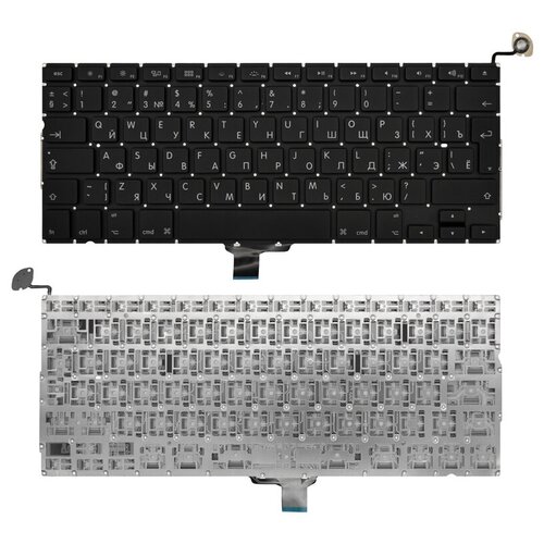 Клавиатура для ноутбука Apple MacBook Pro 13 A1278 черная V2 1600₽