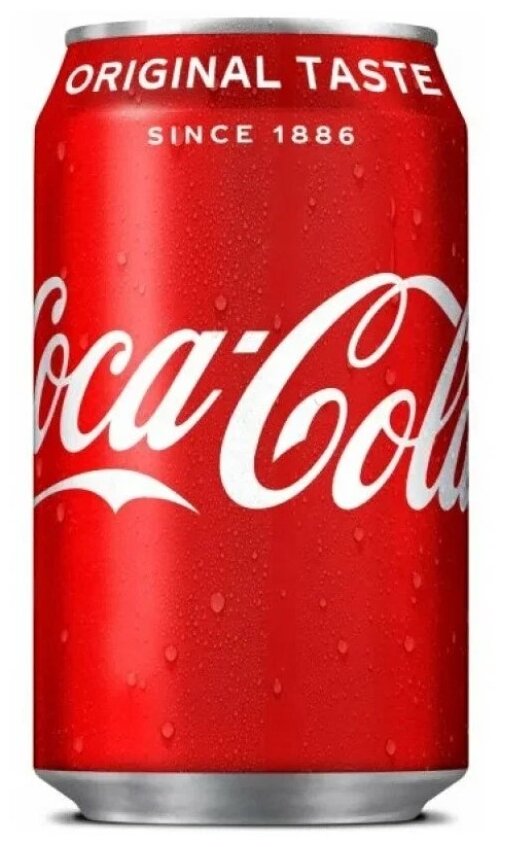 Напиток сильногазированный Coca-Cola 0,33 л ж/б, Дания