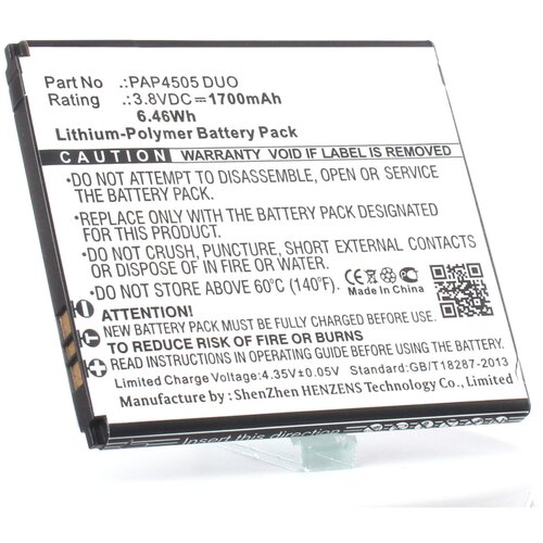 фото Аккумулятор ibatt ib-b1-m2572 1700mah для prestigio pap4505 duo
