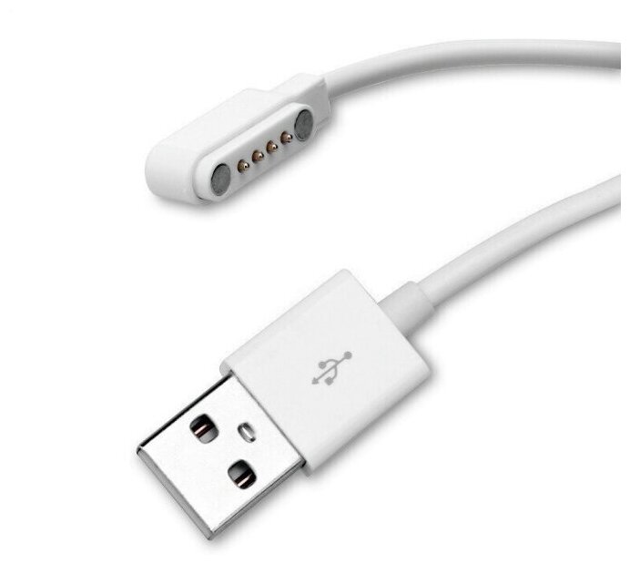 Магнитная зарядка USB кабель дляарт- умных- детских часов 4 pin