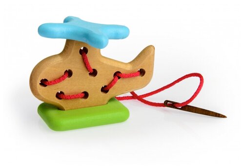 Шнуровка деревянная развивающая игрушка 