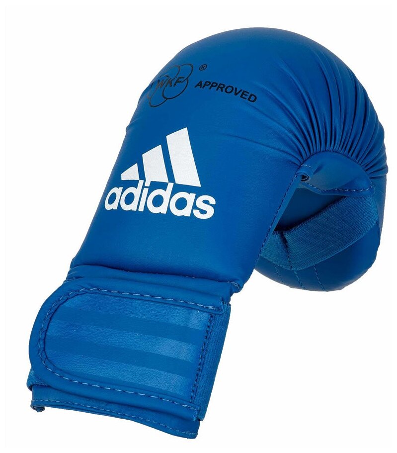 Накладки для карате WKF Bigger синие (размер XS) — фото 1