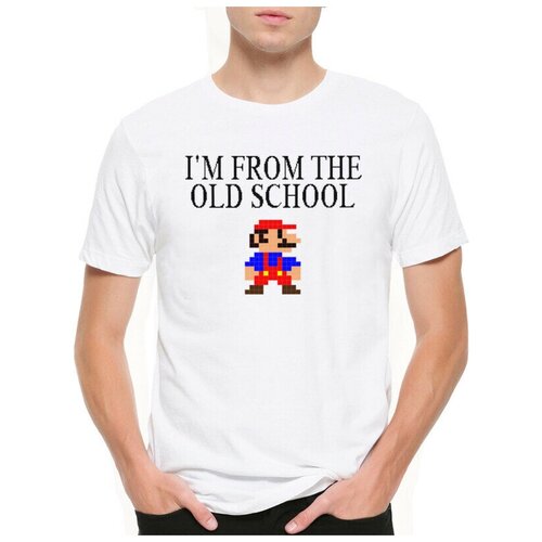 фото Футболка design heroes марио - mario мужская черная 2xl