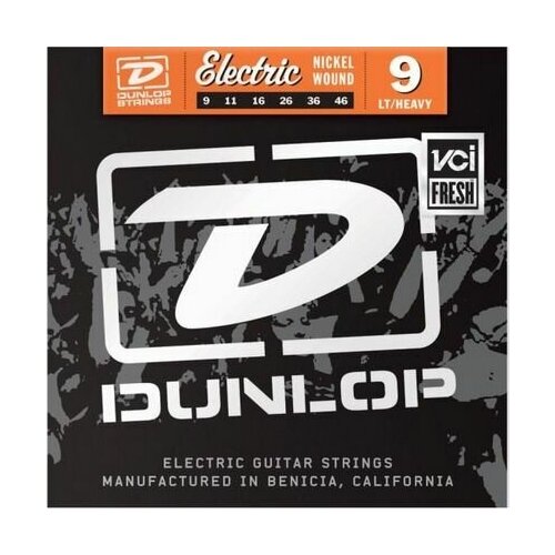 Струны для электрогитары DUNLOP DEN0946 9-46 dunlop den0946 струны для электрогитары никель 9 46