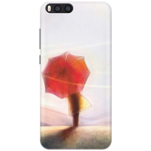 фото Re:pa накладка transparent для xiaomi mi note 3 с принтом "красный зонтик"