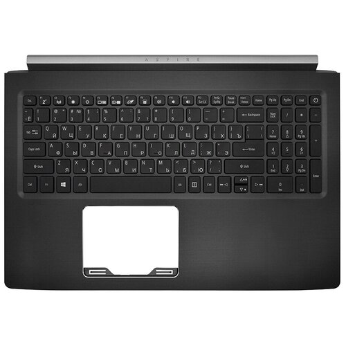фото Клавиатура для ноутбука acer aspire 7 a715-72g черная топ-панель