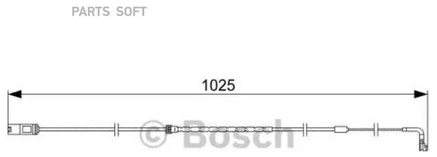 Датчик износа тормозных колодок задний Bosch 1987473026 для BMW X5 BMW X6