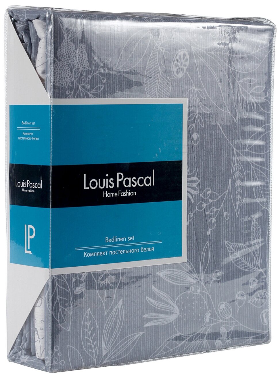 Louis Pascal-Двуспальный комплект постельного белья. 5314 Flowers; сатин-люкс (100% хлопок) - фотография № 4