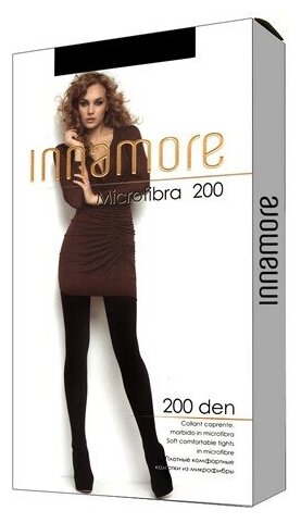 Колготки  Innamore Microfibra, 200 den, размер 4, коричневый