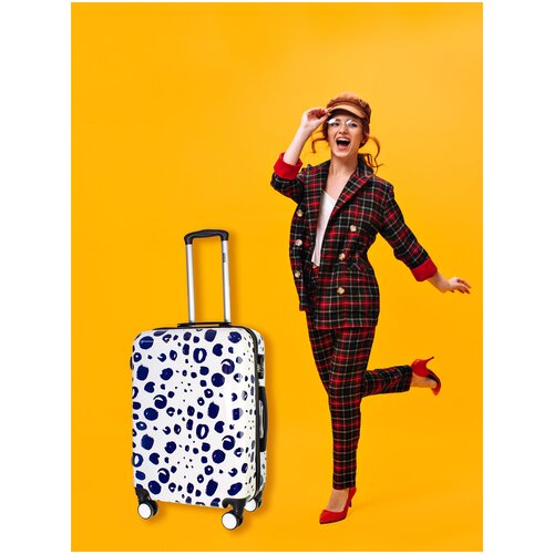 фото Чемодан proffi travel ph10495 "panorama", abs-пластик +pc, абстракция, средний