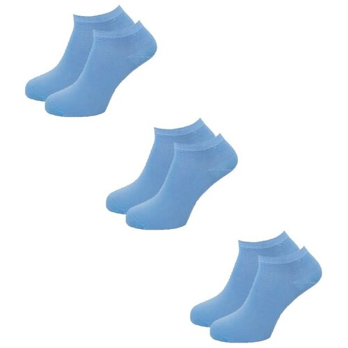 Носки LorenzLine, 3 пары, размер 43/44, голубой носки lorenzline 3 пары размер 43 46 серый