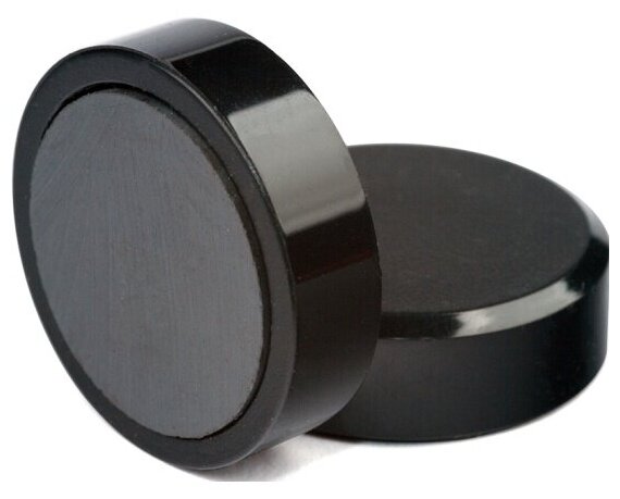 Магнит для магнитной доски FORCEBERG 30 мм, черный, 10 шт