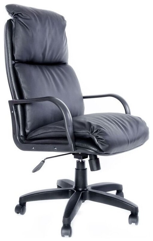 Кресло офисное Надир Стандарт кожа черная