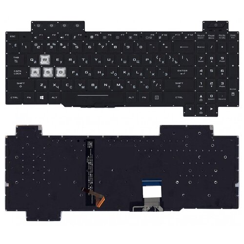 Клавиатура для ноутбука Asus ROG GL704 черная c подсветкой 532000₽
