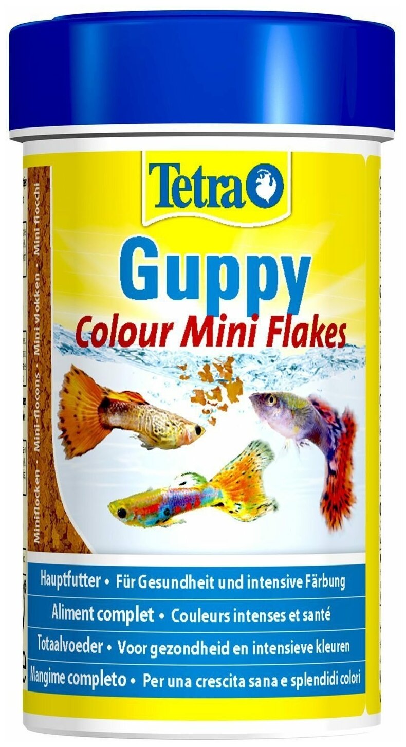 TetraGuppy Colour корм для гуппи для улучшения окраса 100 мл