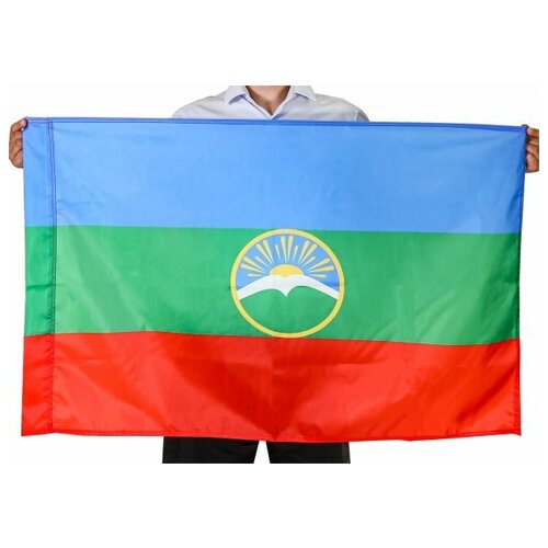 Флаг Карачаево-Черкесской Республики (70x105 см) флаг карачаево черкесской республики 90х135 см