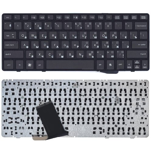 Клавиатура для ноутбука HP 2570P черная с черной рамкой 129000₽