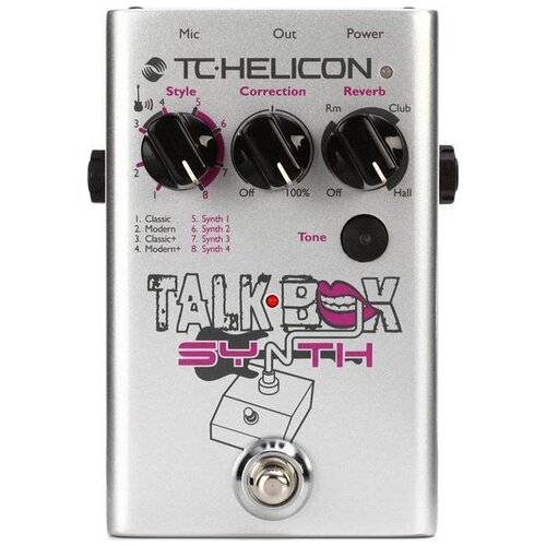 Педаль эффекта Tc Helicon TALKBOX SYNTH процессоры эффектов и педали для гитары boss gt 100