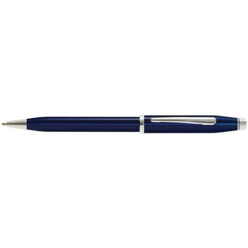 Шариковая ручка Cross Century II Blue lacquer, синий лак с отделкой родием CROSS MR-AT0082WG-103
