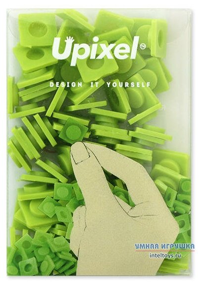 Большие фишки Upixel (Юпиксель), мятно-зеленые