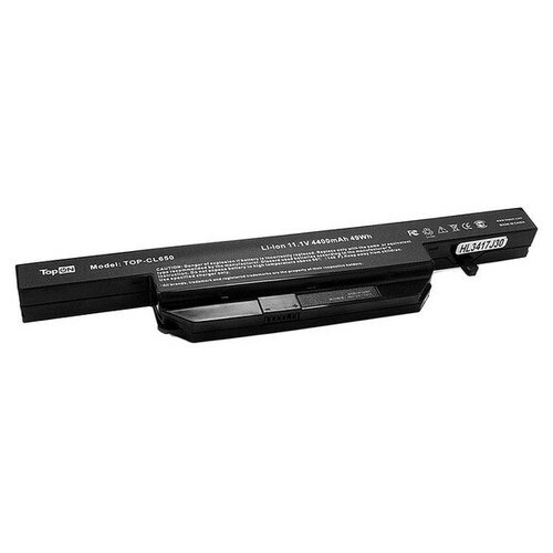 фото Аккумулятор для ноутбука dns, clevo w650s, w650sh, hasee k610c, k750d series 4400mah 49wh topon