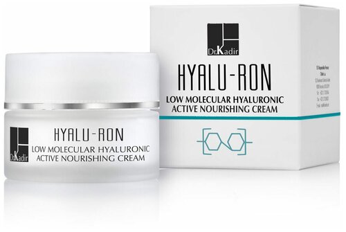 Dr. Kadir Гиалуроновый активный питательный крем - Hyalu-Ron Low Molecular Hyaluronic Active Nourishing Cream, 50 мл