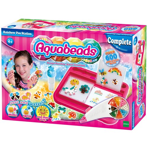 aquabeads аквамозаика студия звездных игрушек многоцветный Aquabeads Аквамозаика Студия с радужной ручкой 30618