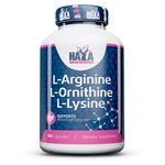 L-Arginine L-Ornithine L-Lysine 100 капсул (Haya Labs) - изображение